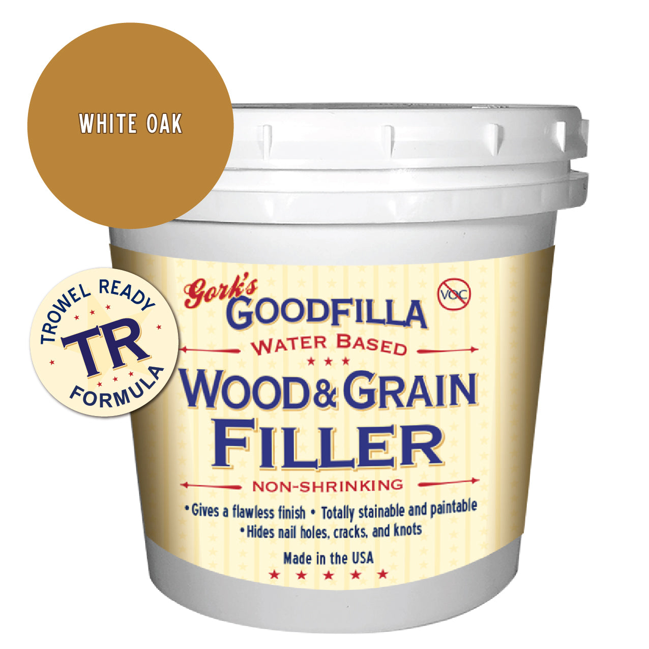 Trowel-Ready Water-Based Wood & Grain Filler